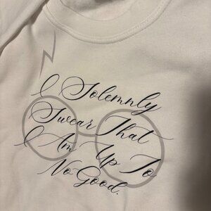 crewneck sweatshirt harry potter quote new